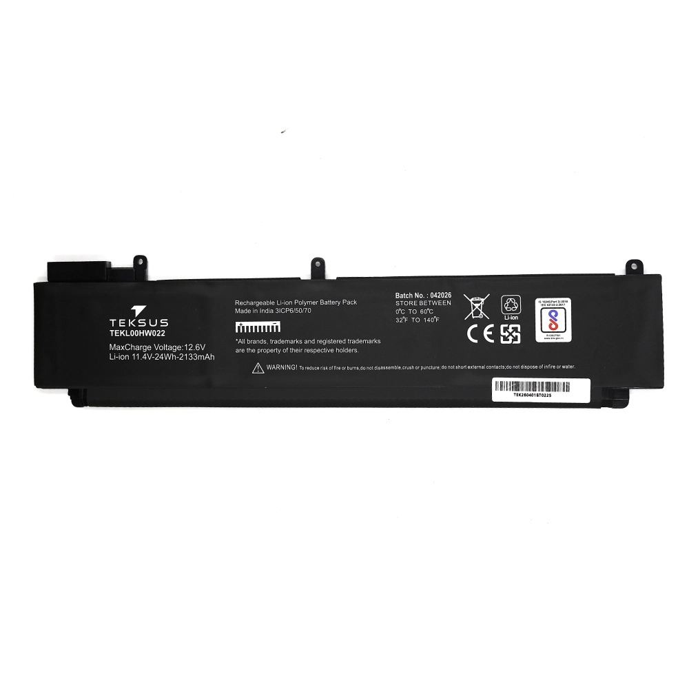 Teksus Laptop Battery Compatible For Lenovo ThinkPad T460s | 00HW022 3C view 2